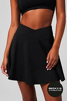 Crossover Flounce Skirt