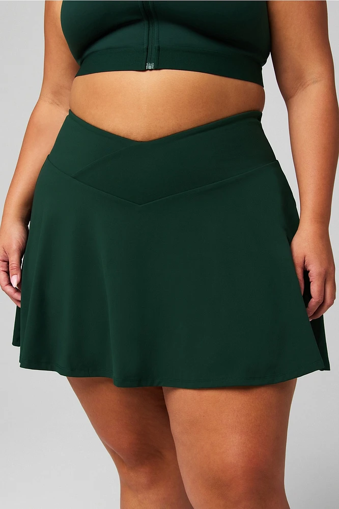 Crossover Flounce Skirt