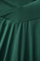 Crossover Flounce Skirt