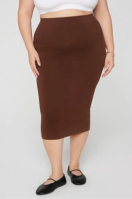 Smooth As Hell Shaping Midi Skirt