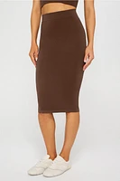 Smooth As Hell Shaping Midi Skirt