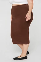 Smooth As Hell Shaping Midi Skirt