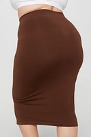 Smooth As Hell Shaping Midi Skirt