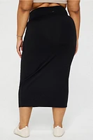 PureLuxe Midi Skirt