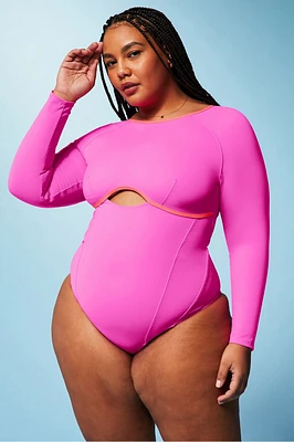 Offshore Long Sleeve One-Piece Swimsuit