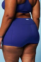 High-Waisted Swim Short