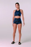 High-Waisted Swim Short