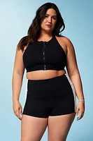 High-Waisted Swim Short