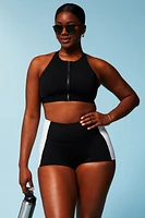 High-Waisted Swim Short