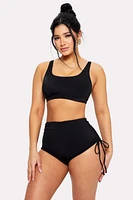 Shaping Swim High Waist Booty Short