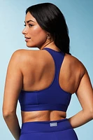 High Tide Zip-Front Swim Top