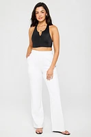 Zip-Front Swim Top