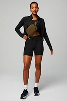 Oasis Rib High-Waisted 6" Short