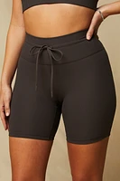 Oasis Rib High-Waisted 6" Short