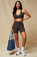 Oasis Rib High-Waisted 6" Short