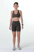 Oasis Rib High-Waisted 6" Short