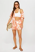 Cotton Voile Drawstring Short