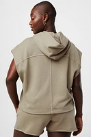 Year Round Terry Sleeveless Hooded Sweatshirt