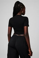 Seamed Rib Baby Tee