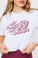 Naughty or Nice Crop Tee