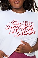 Naughty or Nice Crop Tee