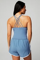Strappy Built-In Bra Tank
