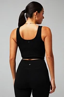 Cloud Seamless V-Neck Crop Tank