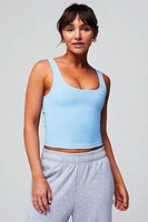 Oasis Rib Twist Built-In Bra Tank