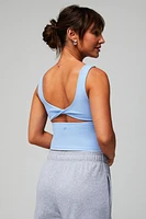 Oasis Rib Twist Built-In Bra Tank