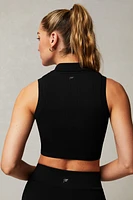 Seamless Polo Cropped Tank