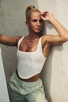 Frame Built-In Bra Tank