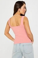 Daily Rib Square Neck Tank