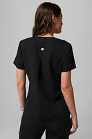 Stat Pleat Scrub Top