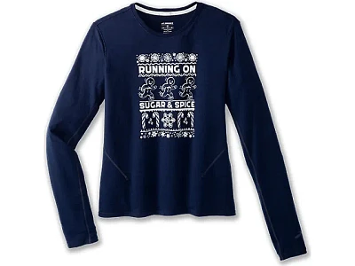 Women's | Brooks Distance Long Sleeve 2.0 - Run Merry 23