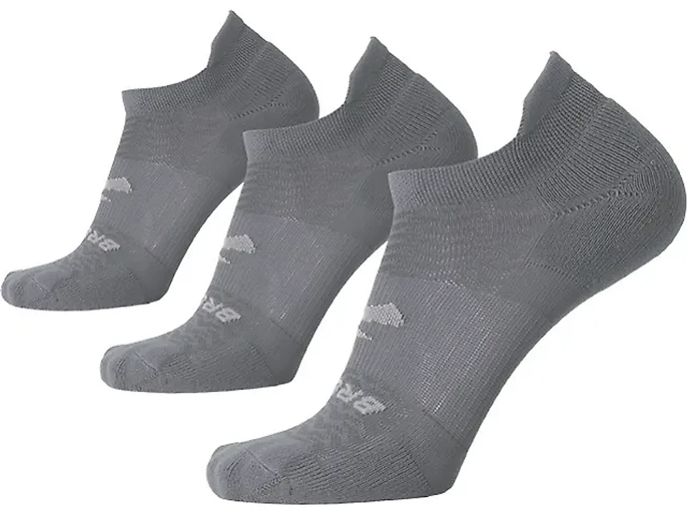 Brooks Run-In No Show Socks 3-Pack