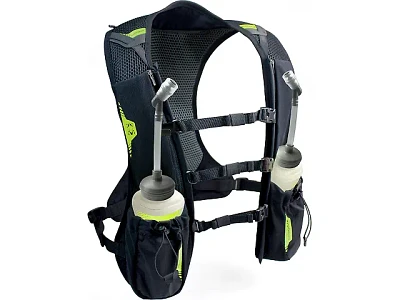 Amphipod PureRun Vest with two 16 oz. Hydratube™ Soft-Tech Flasks