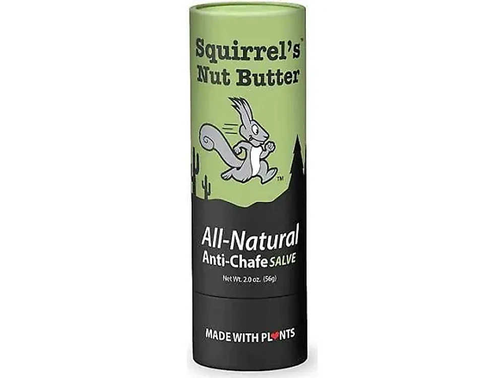 Squirrel's Nut Butter 2.0 oz Anti-Chafe Eco-Friendly Compostable Tube