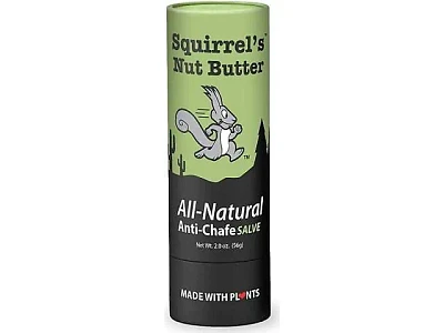 Squirrel's Nut Butter 2.0 oz Anti-Chafe Eco-Friendly Compostable Tube