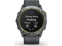 Garmin Enduro - Steel with Gray UltraFit Nylon Strap