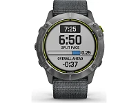 Garmin Enduro - Steel with Gray UltraFit Nylon Strap