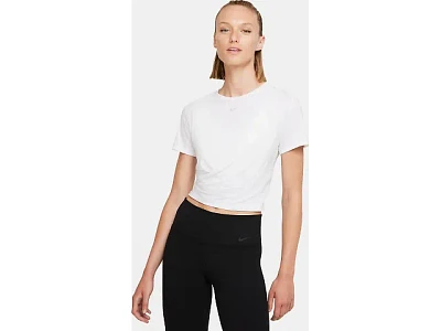 Women's | Nike Dri-FIT One Luxe Twist Cropped Short-Sleeve Top