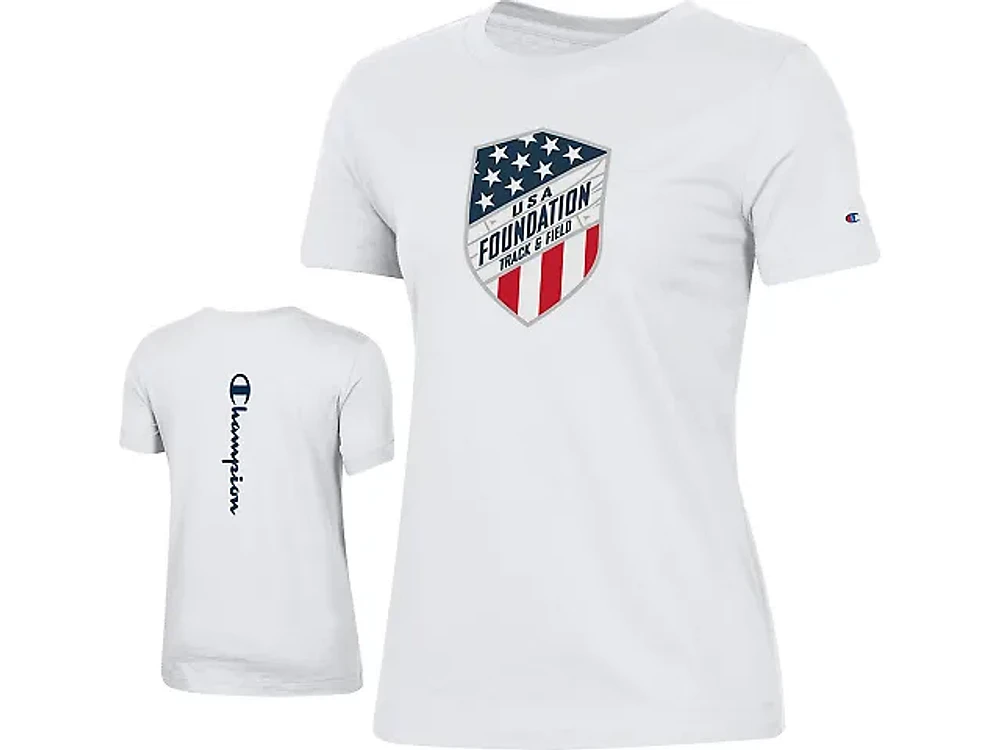 Women's | Champion USA Track & Field Foundation University Tee