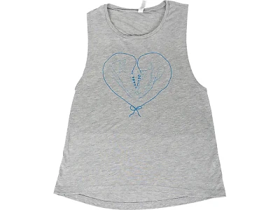 Women's | Fleet Feet 'Shoes' Muscle Tank - Heritage Collection