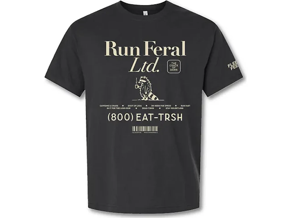Fleet Feet Run Feral Ltd Short Sleeve