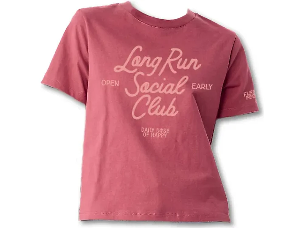 Women's | Fleet Feet Long Run Social Club Short Sleeve
