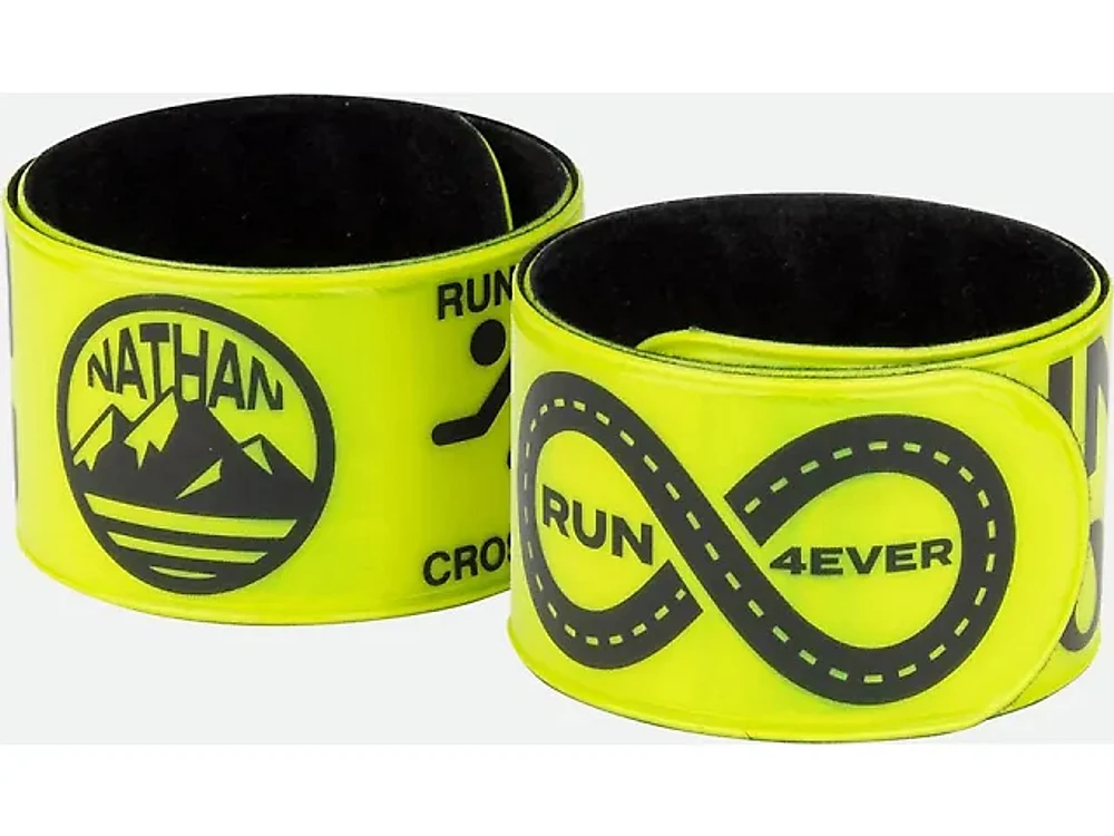 Nathan Reflex Reflective Snap Bands - Pair