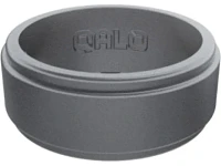 Men's | Qalo Polished Step Edge Silicone Ring