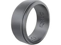 Men's | Qalo Polished Step Edge Silicone Ring