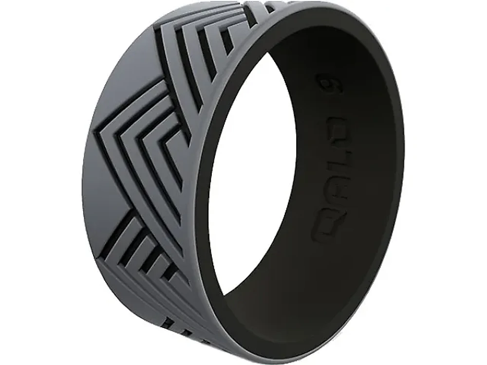 Men's | Qalo Strata Mountain Silicone Ring