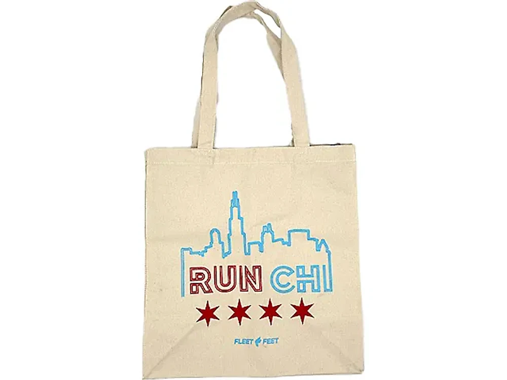 Fleet Feet Run Chi Tote Bag - Chicago 2024